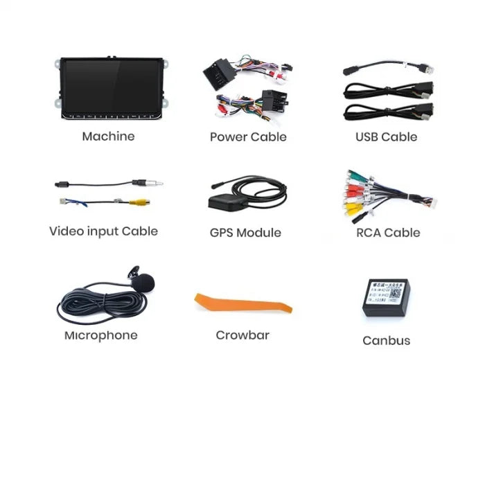 Navigatie VW Tiguan (2007-2016), Android, Ecran 9 inch, 2GB RAM 64GB