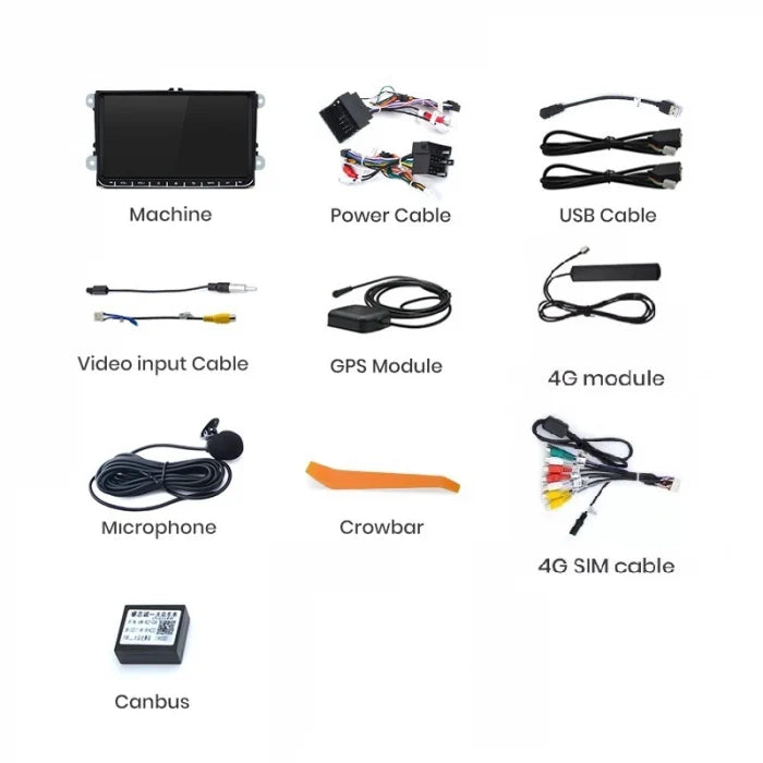 Navigatie VW Jetta (2005 - 2013), Android, Ecran 9 inch, 4GB RAM 64GB