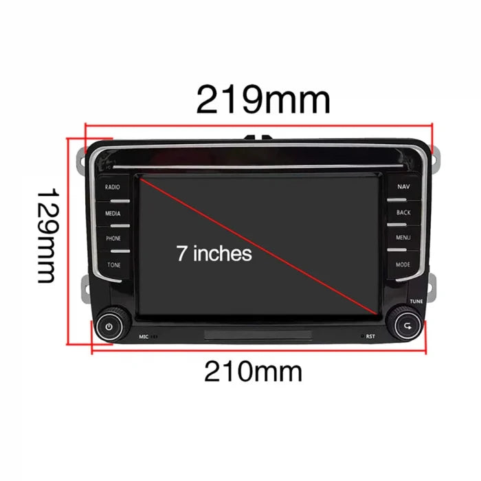 Navigatie Skoda Rapid (2012-2017), Android, Ecran 7 inch, 2GB RAM 64GB, crom