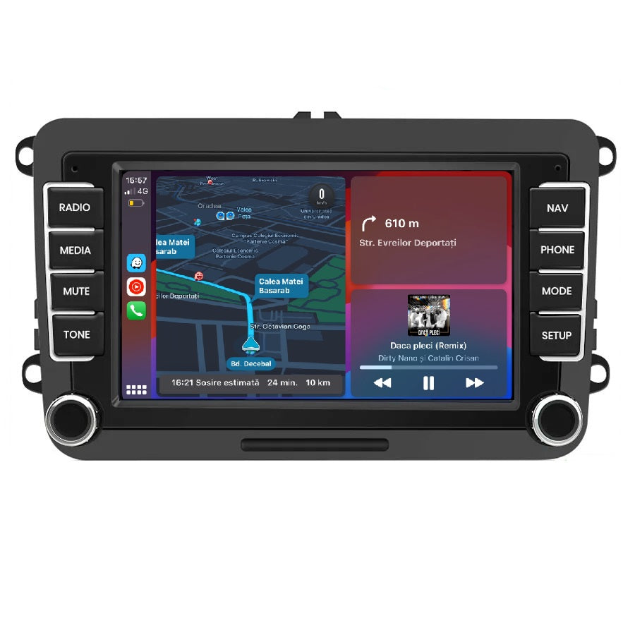 Navigatie VW Golf 6 (2009 - 2013), Android, Ecran 7 inch, 1GB RAM 32GB