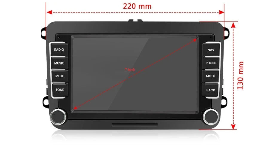 Navigatie Volkswagen Sharan (2010 - 2018), Android, Ecran 7 inch, 2GB RAM 32GB