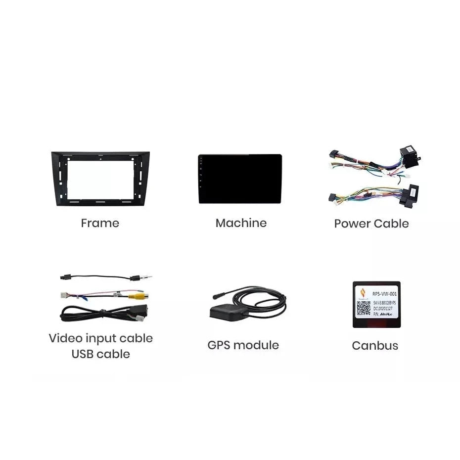 Navigatie Volkswagen Golf 6 2009-2012, Android 12, 1GB RAM 32GB, google maps, youtube, wifi, waze, bluetooth