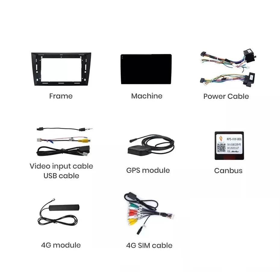 Navigatie Volkswagen Golf 6 (2009-2012), Android, Ecran 9 inch, 8GB RAM 256GB