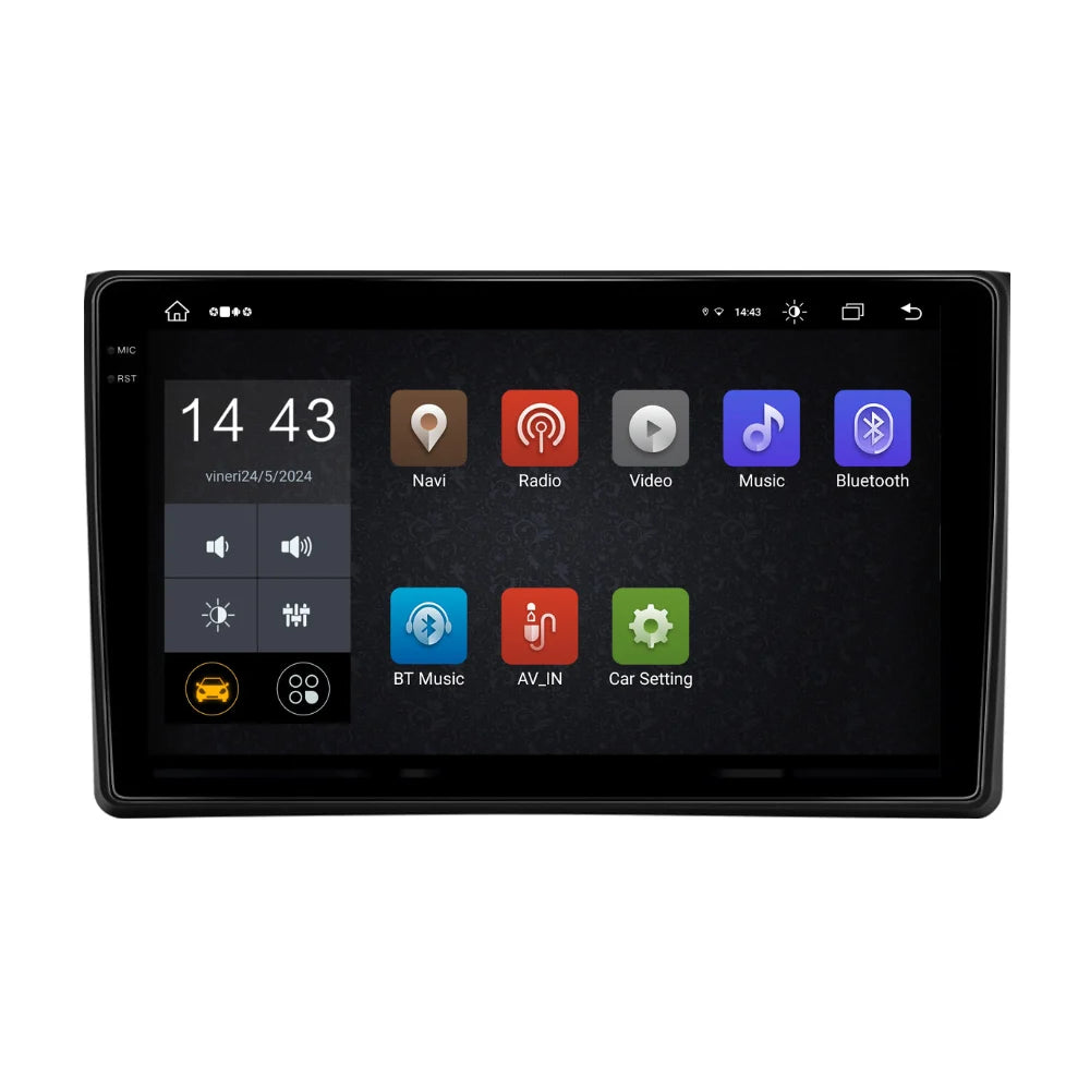Navigatie Audi a4 b6, a4 b7, seat exeo, Android 13,Ecran 2K, 4GB RAM 64GB, Octa Core, carplay /android auto