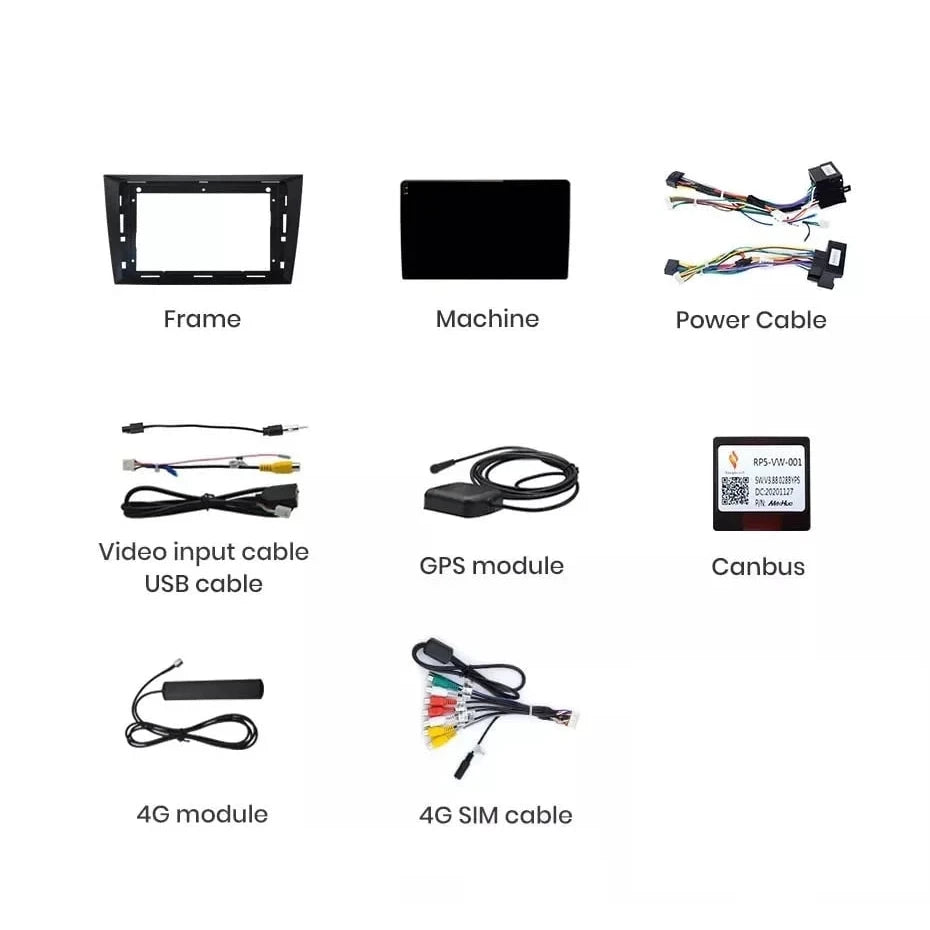 Navigatie Volkswagen Golf 6 2009-2012, Android 13,Ecran 2K, 8GB RAM 256GB, Octa Core, carplay /android auto