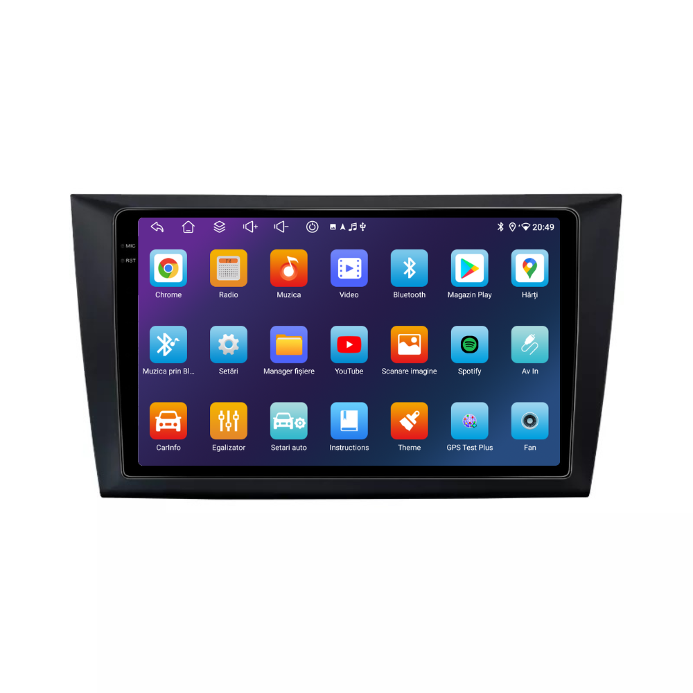 Navigatie Volkswagen Golf 6 (2009-2012), Android, Ecran 9 inch, 6GB RAM 128GB
