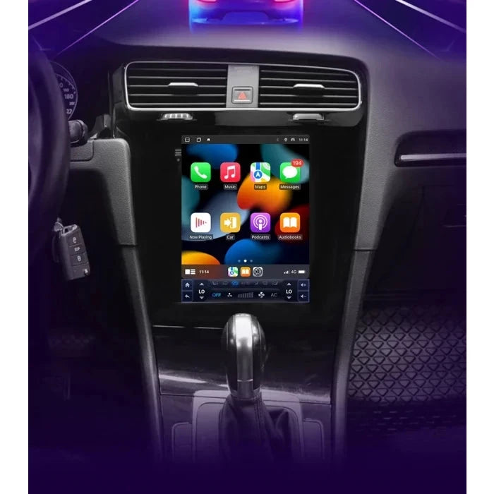 Navigatie Volkswagen Golf 7 (2014-2018),Ecran Tesla 9.7 inch, Android, 6GB RAM 128GB, carplay / android auto, waze