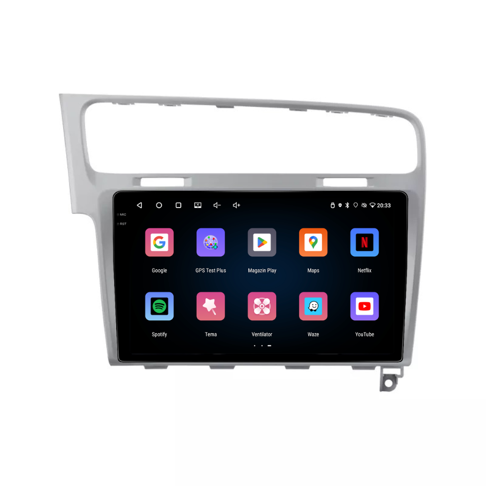 Navigatie VW Golf 7 (2012-2019), Android, Ecran 10 inch, 4GB RAM 64GB, 4-core