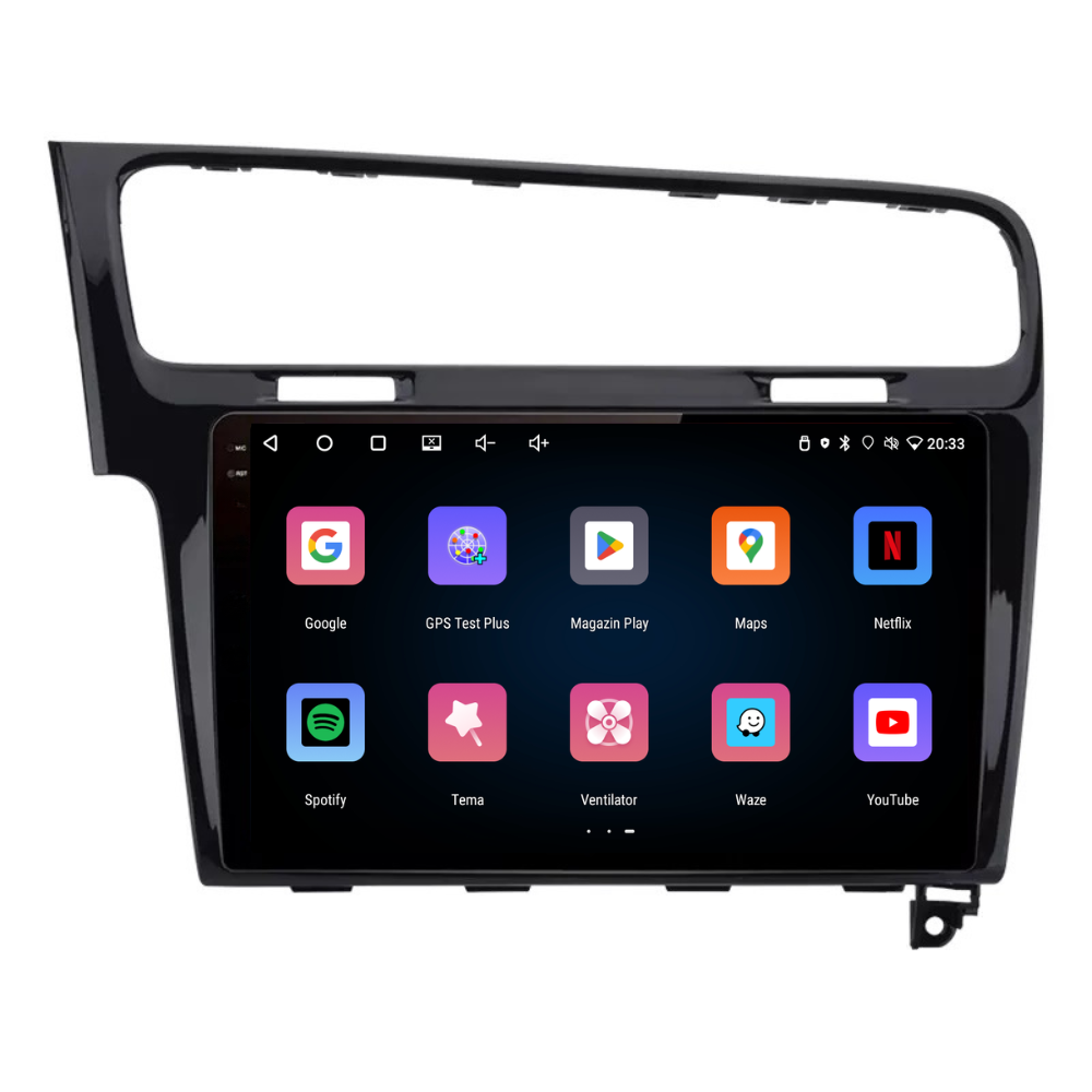 Navigatie VW Golf 7 (2012-2019), Android, Ecran 10 inch, 2GB RAM 32GB