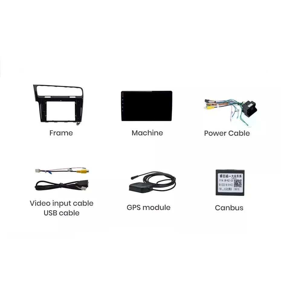 Navigatie VW Golf 7 (2012-2019), Android, Ecran 10 inch, 2GB RAM 32GB