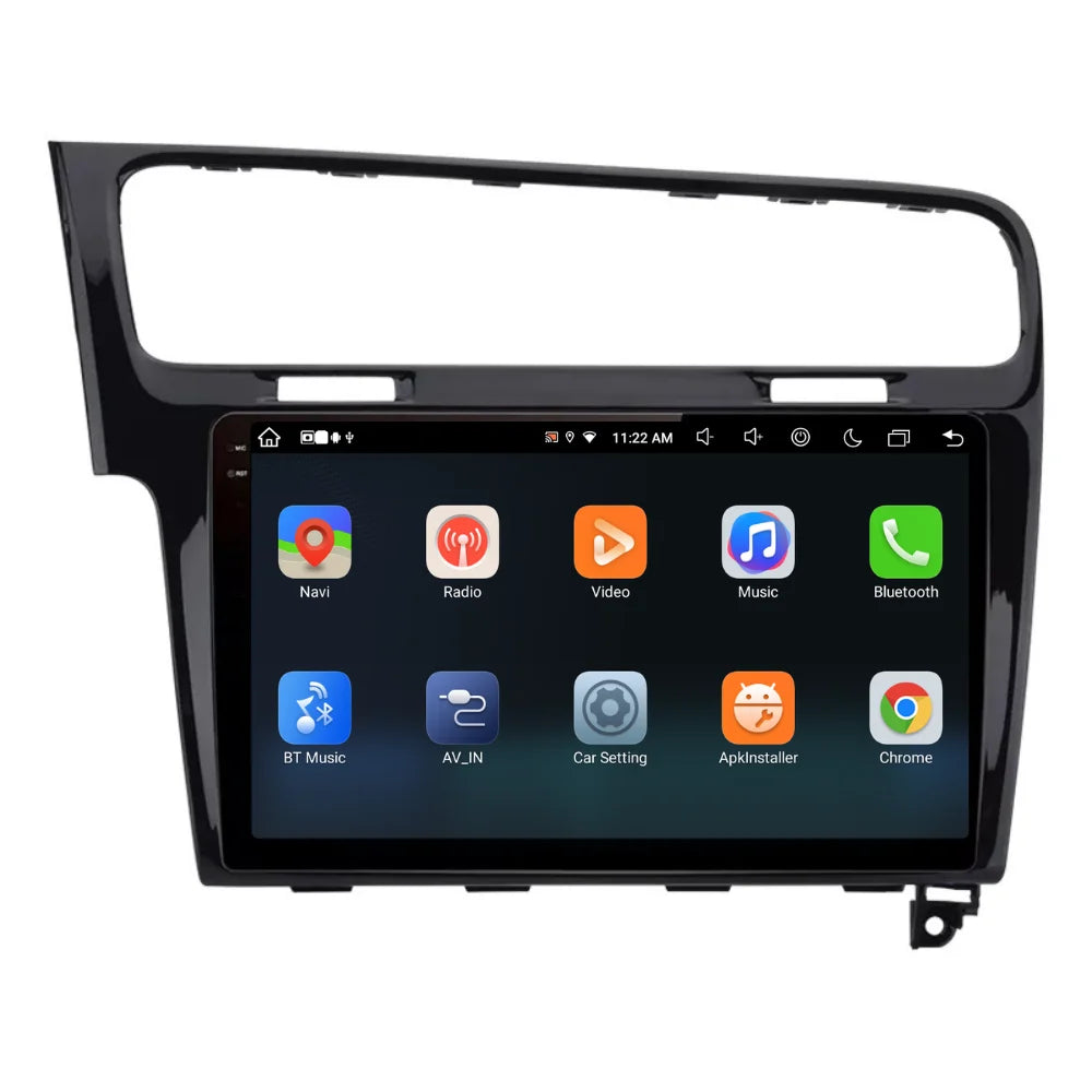 Navigatie Volkswagen Golf 7 (2012-2017), Android, Ecran 2K, 4GB RAM 64GB, 8-core, negru