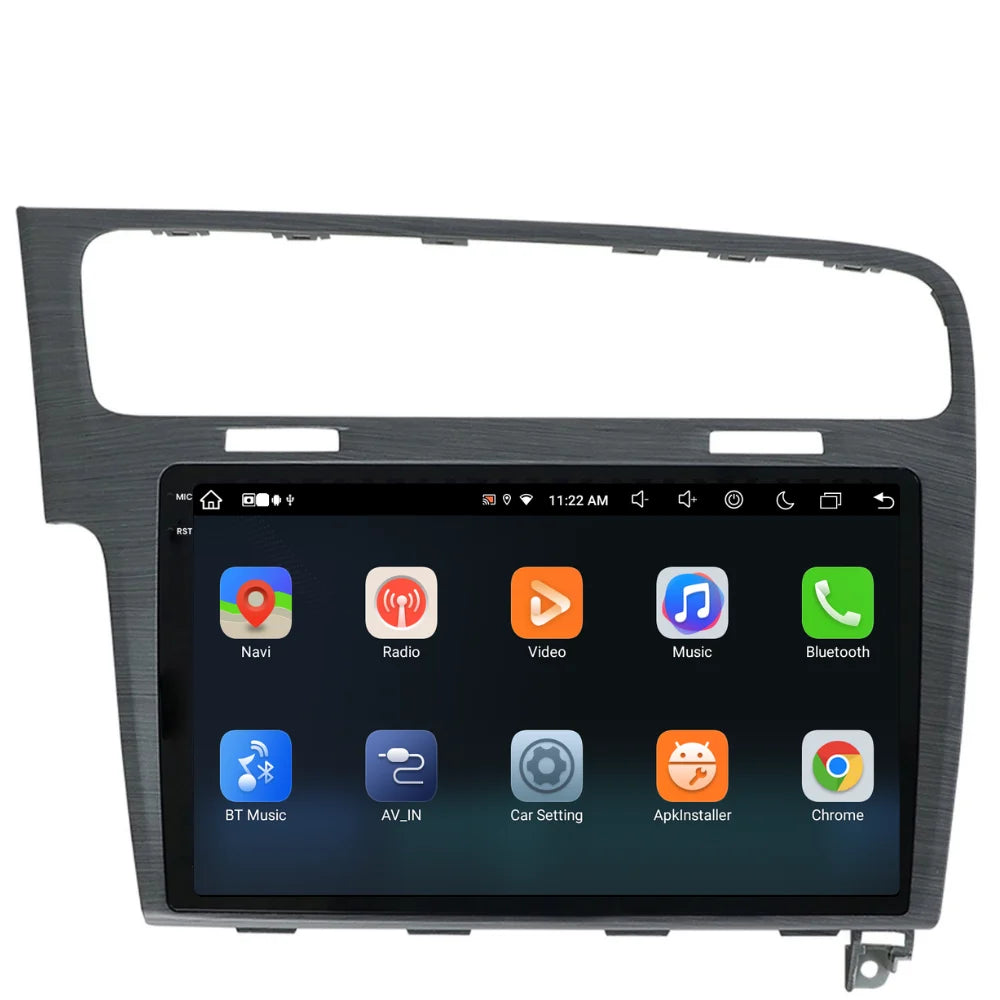 Navigatie Volkswagen Golf 7 (2012-2017), Android, Ecran 2K, 4GB RAM 64GB, 8-core, gri