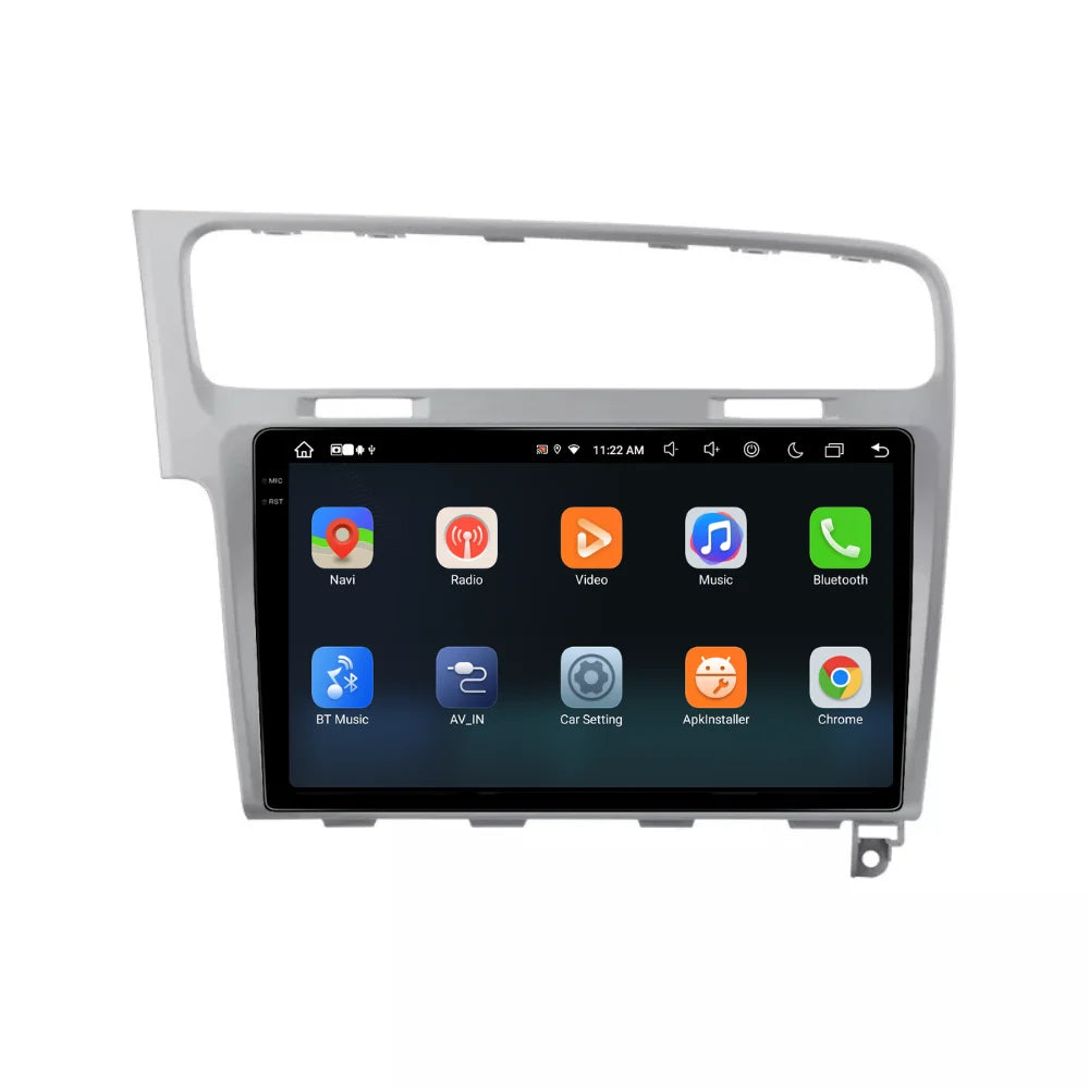 Navigatie Volkswagen Golf 7 (2012-2017), Android, Ecran 2K, 4GB RAM 64GB,, 8-core argintiu