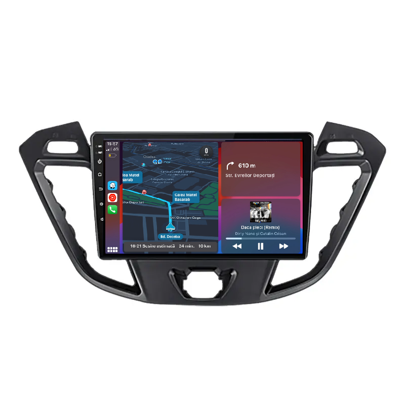 Navigatie Ford Transit Custom (2013-2017) 1GB RAM 32GB, carplay android auto