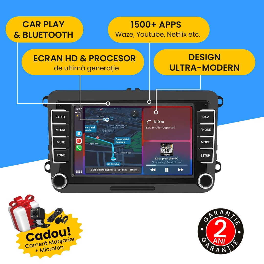 Navigatie Volkswagen Passat B6 (2004 - 2014) Android.