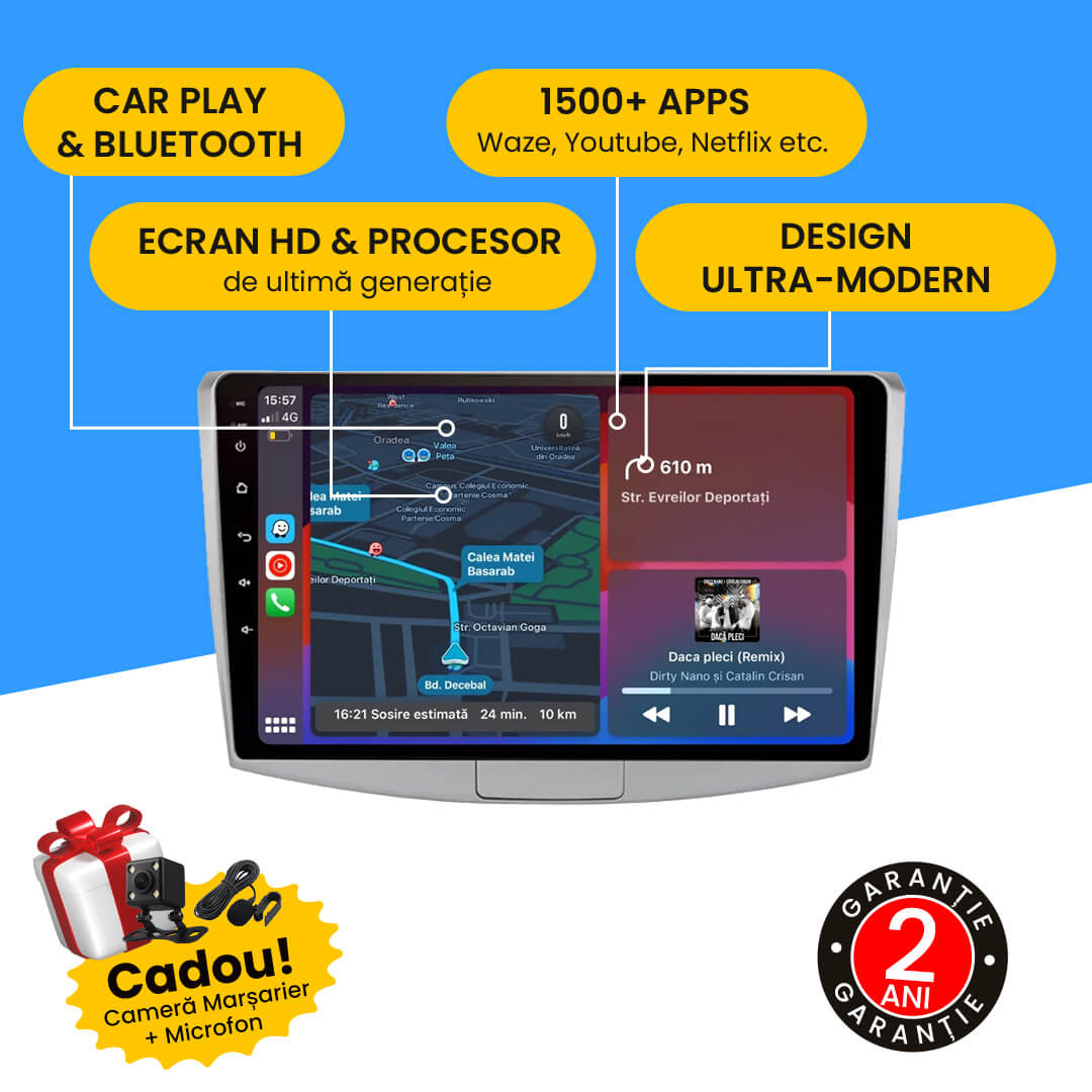 Navigatie Vw Passat B7 (2009-2014), Android.