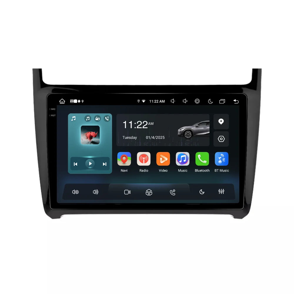 Navigatie Volkswagen Polo (2009-2017), Android, Ecran 9 inch, 4GB RAM 64GB, 8-core