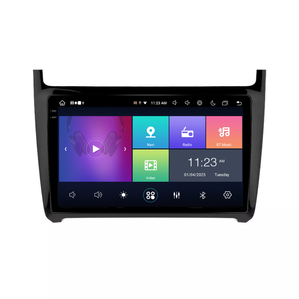 Navigatie Volkswagen Polo (2009-2017), Android, Ecran 9 inch, 8GB RAM 256GB