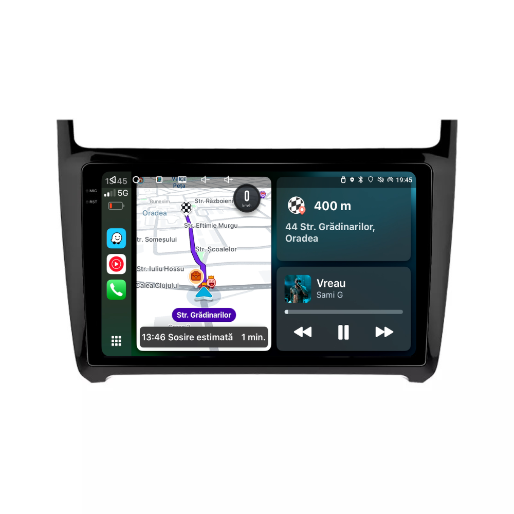 Navigatie Volkswagen Polo (2009-2017), Android, Ecran 9 inch, 8GB RAM 256GB