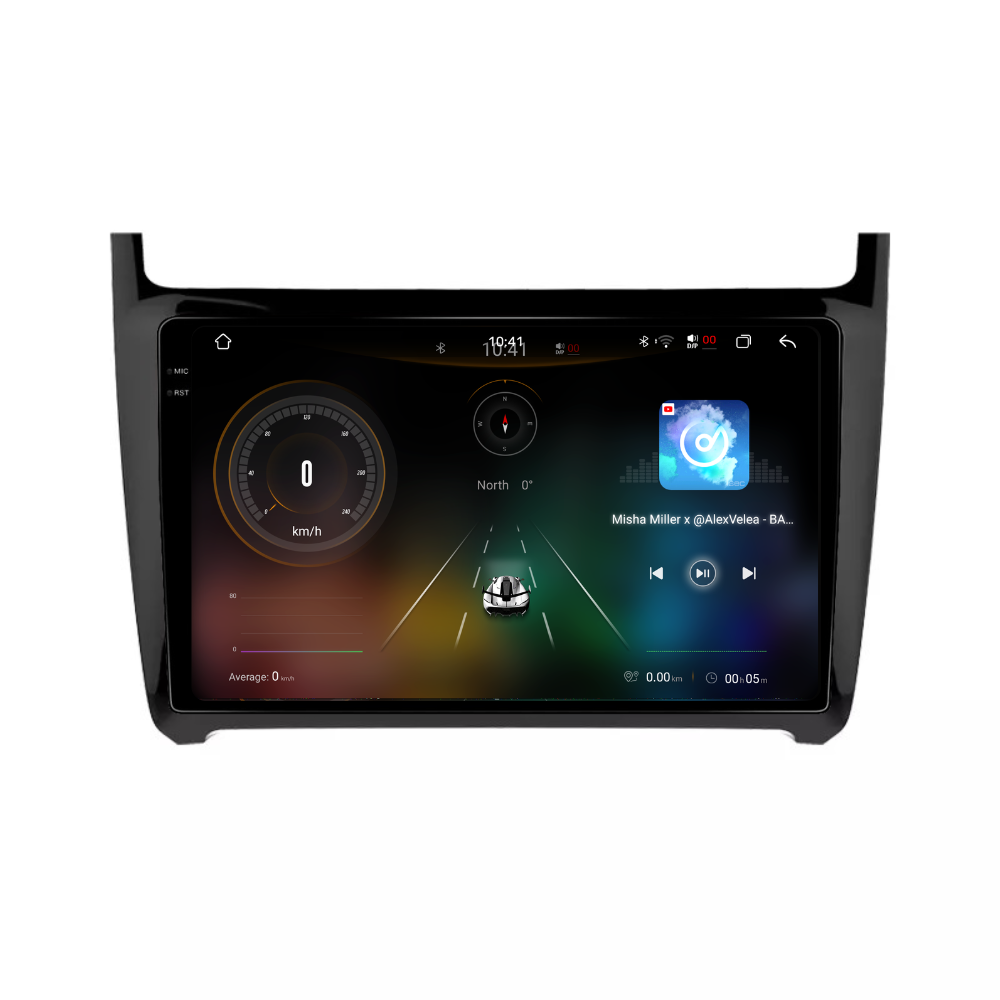 Navigatie Volkswagen Polo (2009-2017), Android, Ecran 9 inch 2K, 12GB RAM 256GB, 8-core