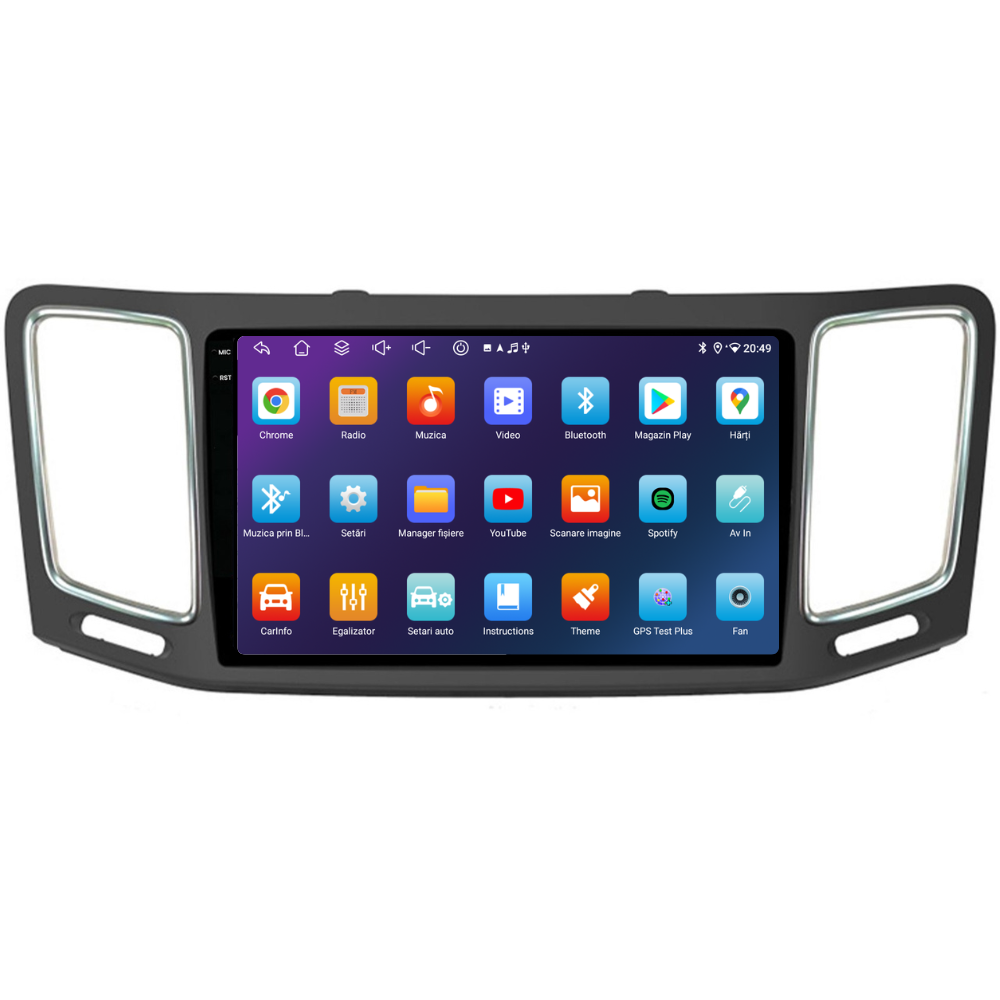 Navigatie Volkswagen Sharan (2010-2020), Android, Ecran 9 inch, 6GB RAM 128GB