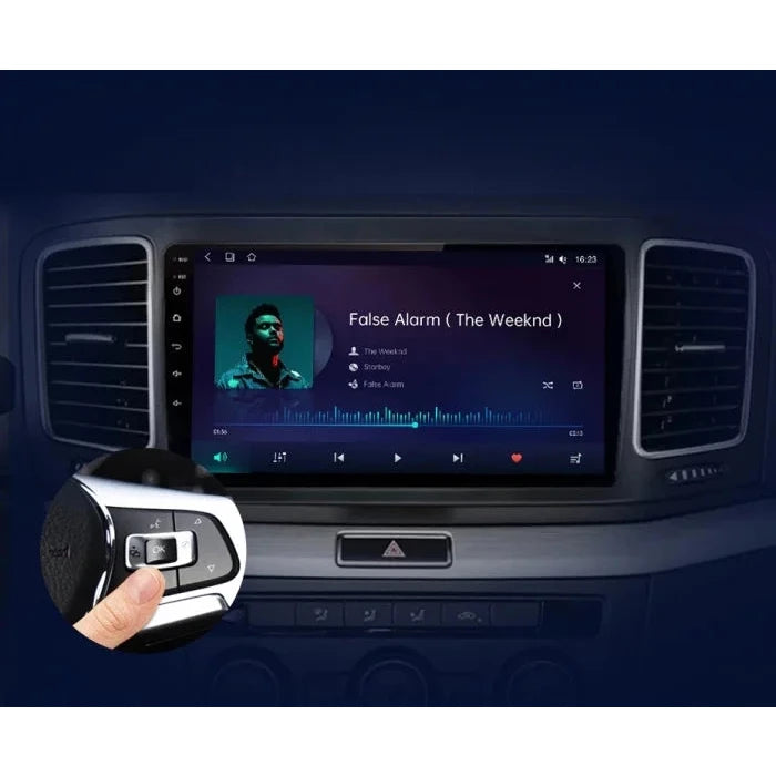 Navigatie Volkswagen Sharan 2012-2018, Android 12, 1GB RAM 32GB, google maps, youtube, wifi, waze, bluetooth