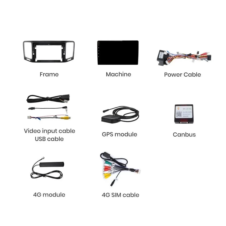 Navigatie Volkswagen Sharan (2012-2018), Android, Ecran 2K, 4GB RAM 64GB, 8-core