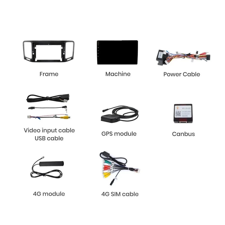 Navigatie Volkswagen Sharan (2012-2018), Android, Ecran 2K, 8GB RAM 256GB, 8-core