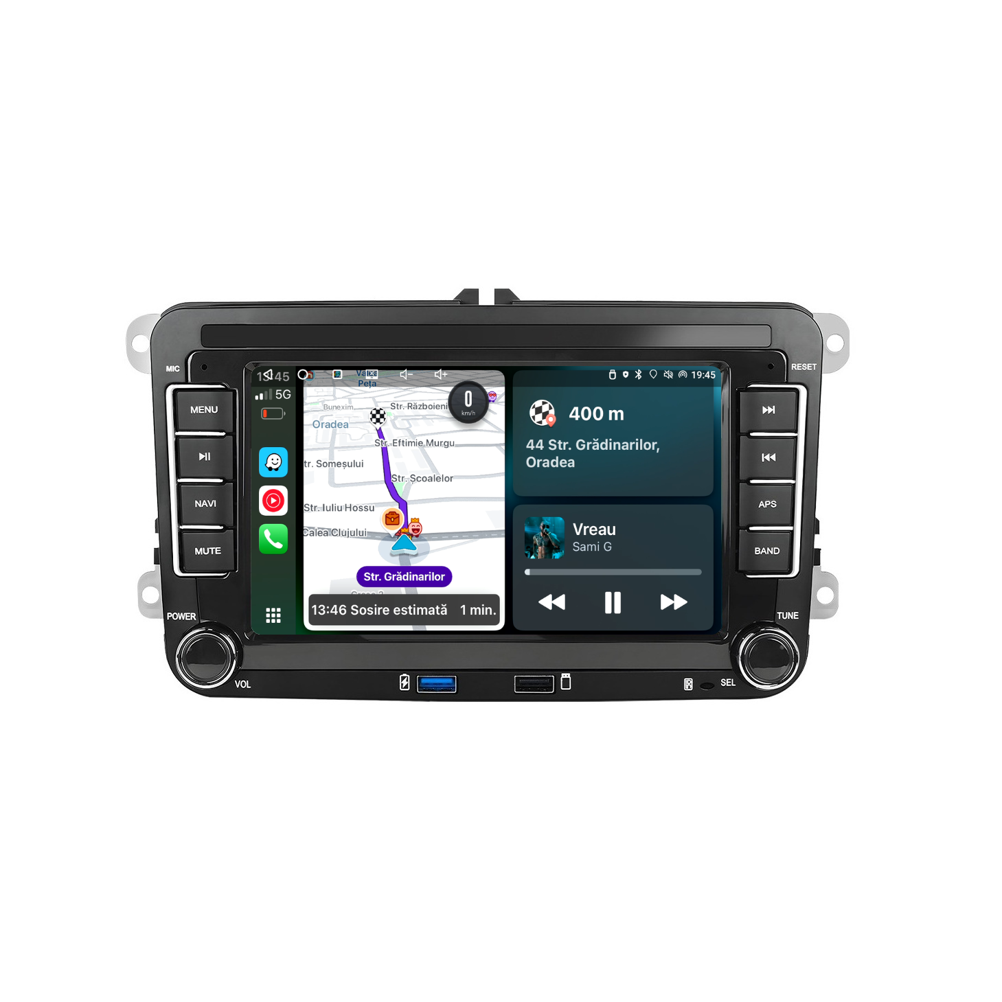 Navigatie Volkswagen, Skoda, Seat, Ecran 7 inch, 6GB RAM 128GB, 4-core