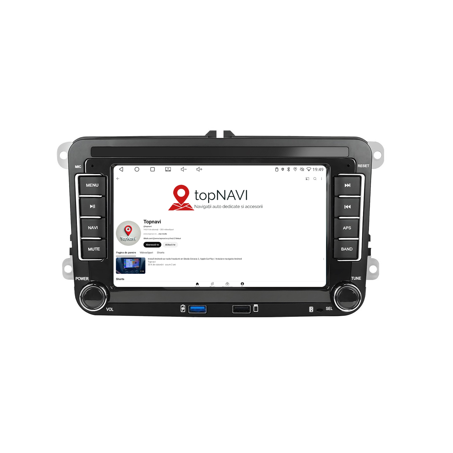 Navigatie Volkswagen, Skoda, Seat, Ecran 7 inch, 6GB RAM 128GB, 4-core