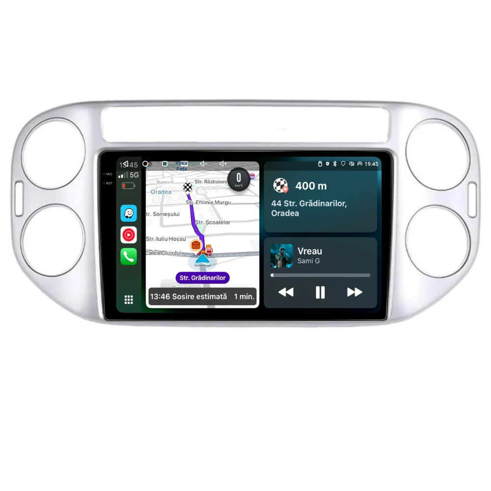 Navigatie Volkswagen Tiguan (2006-2016), Android, Ecran 9 inch 2K, 12GB RAM 256GB, 8-core