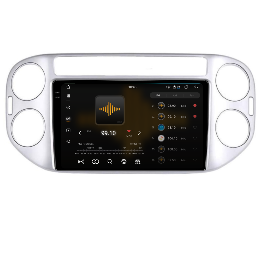 Navigatie Volkswagen Tiguan (2006-2016), Android, Ecran 9 inch 2K, 12GB RAM 256GB, 8-core