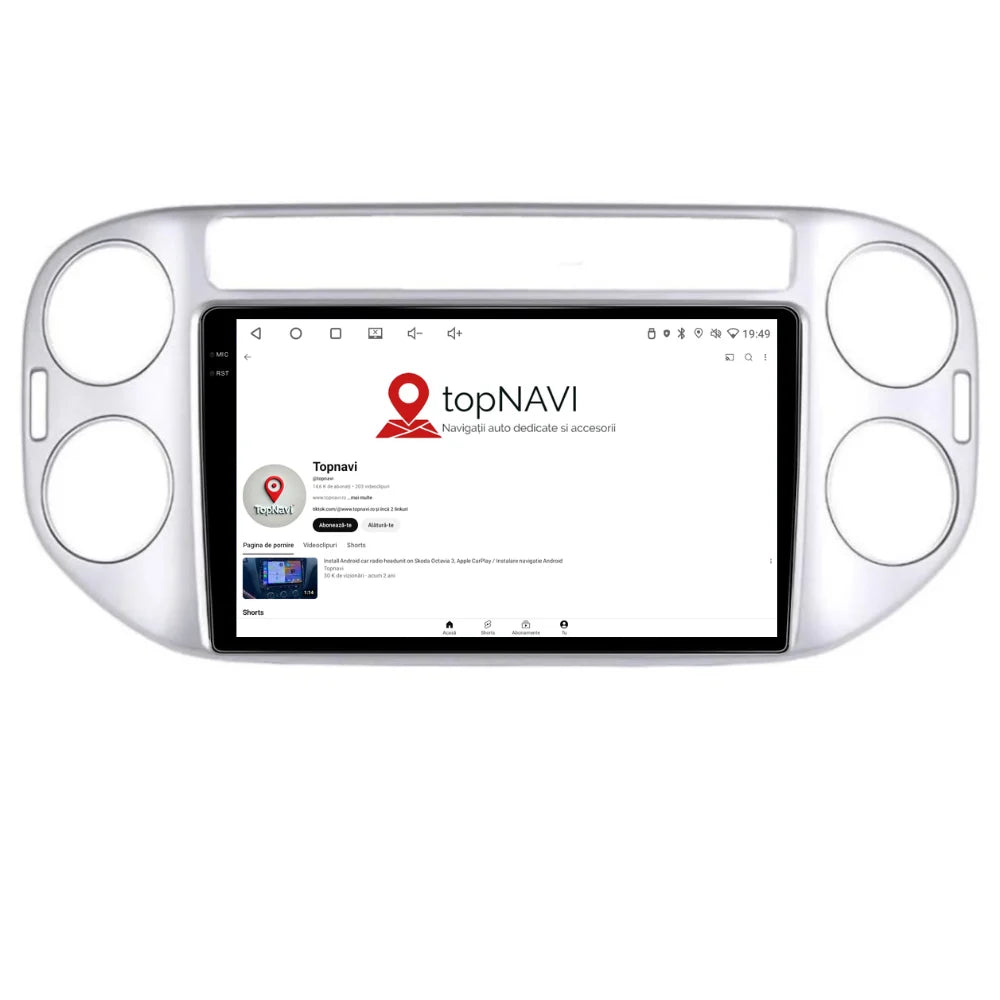 Navigatie Volkswagen Tiguan (2006-2016), Android, Ecran 9 inch 2K, 12GB RAM 256GB, 8-core