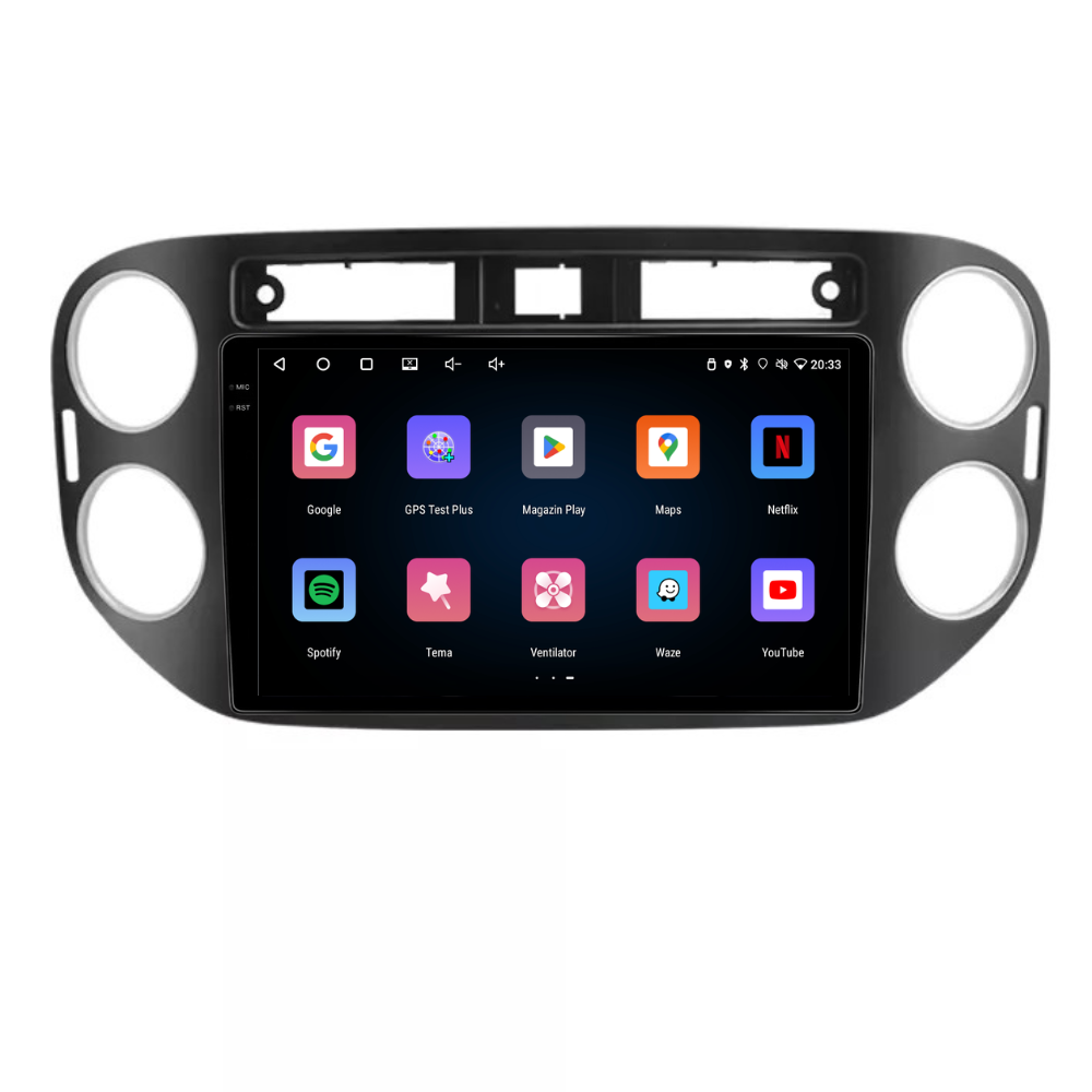Navigatie VW Tiguan (2011-2016), Android, Ecran 9 inch, 4GB RAM 64GB, 4-core