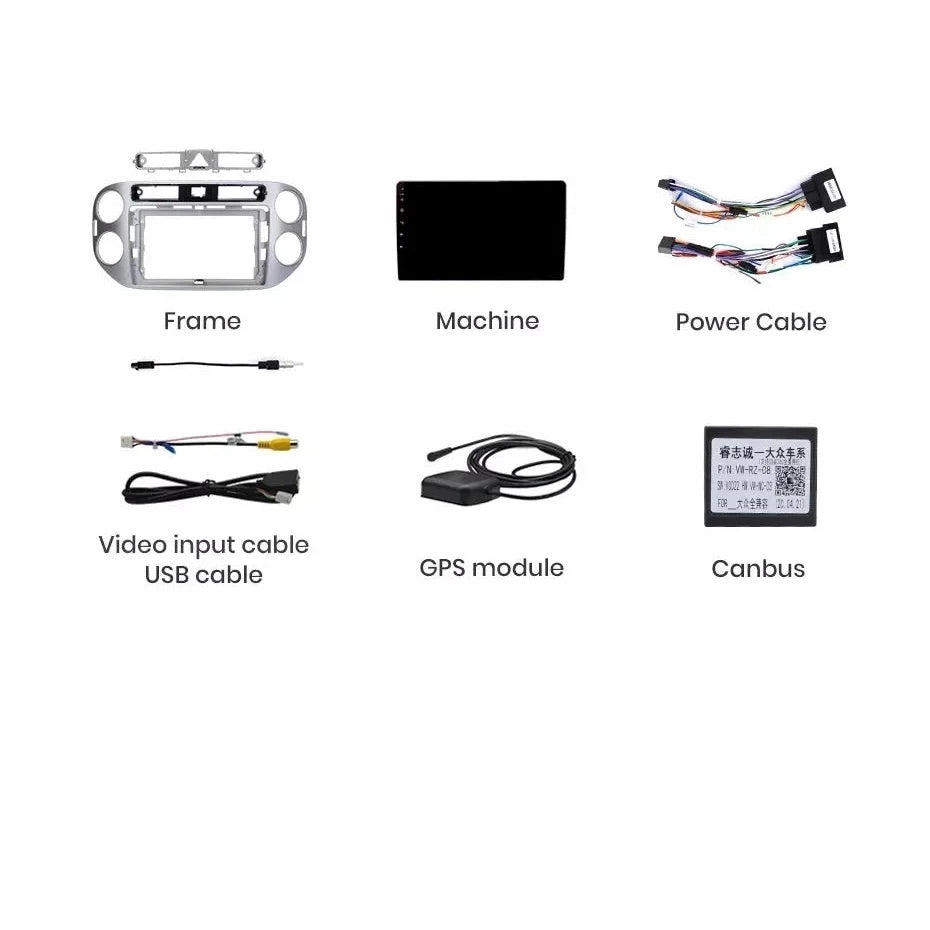 Navigatie VW Tiguan (2011-2016), Android, Ecran 9 inch, 2GB RAM 32GB