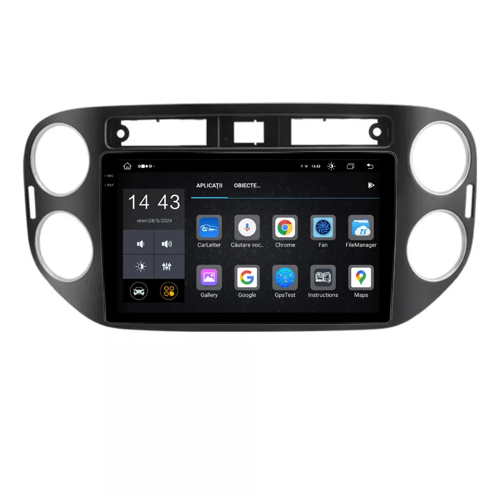 Navigatie Volkswagen Tiguan 2011-2016, Android 13,Ecran 2K, 4GB RAM 64GB, Octa Core, carplay /android auto