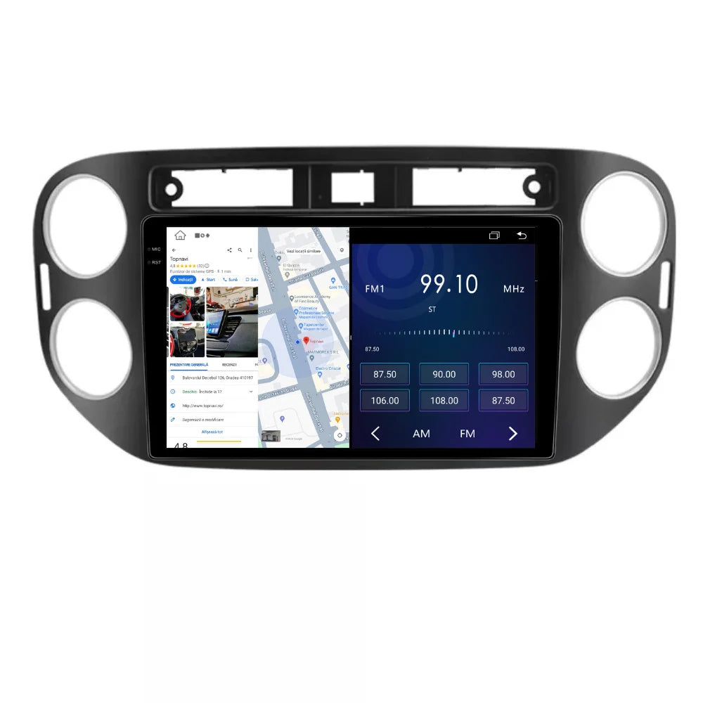 Navigatie Volkswagen Tiguan 2011-2016, Android 13,Ecran 2K, 4GB RAM 64GB, Octa Core, carplay /android auto