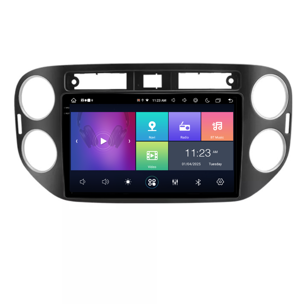 Navigatie Volkswagen Tiguan 2011-2016, Android 13,Ecran 2K, 8GB RAM 256GB, Octa Core, carplay /android auto