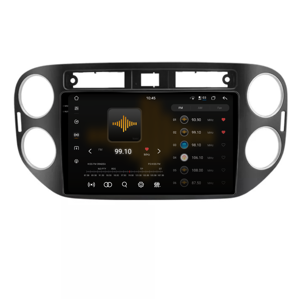 Navigatie Volkswagen Tiguan (2011-2016), Android, Ecran 9 inch 2K, 12GB RAM 256GB, 8-core