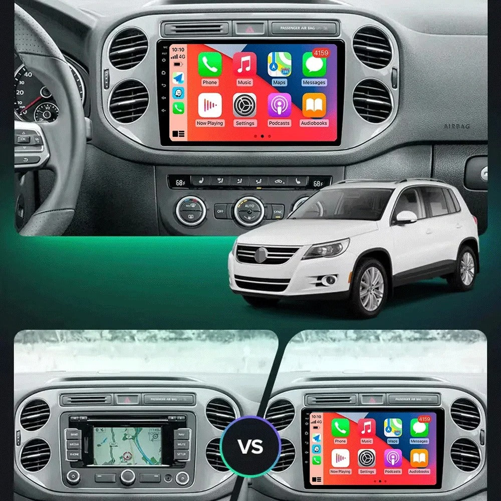 Navigatie Volkswagen Tiguan (2011-2016), Android, Ecran 9 inch, 4GB RAM 64GB, 8-core