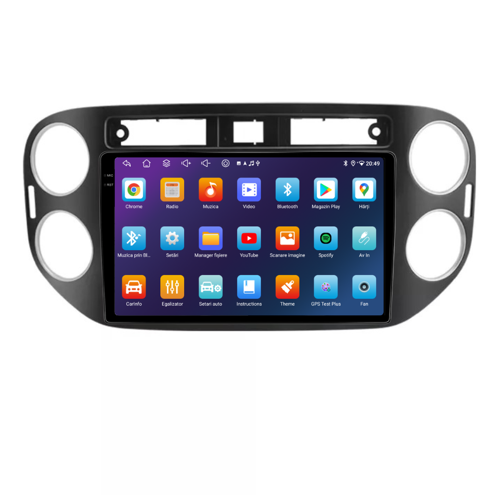 Navigatie Volkswagen Tiguan (2011-2016), Android, Ecran 9 inch, 6GB RAM 128GB