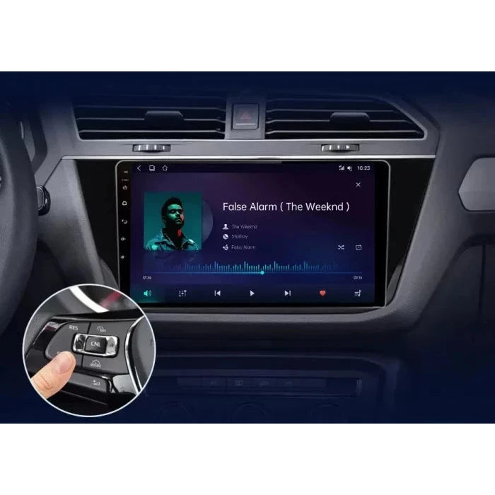 Navigatie Volkswagen Tiguan 2016-2020, android 12, 1GB RAM, 32GB wifi, waze, youtube, google maps, bluetooth