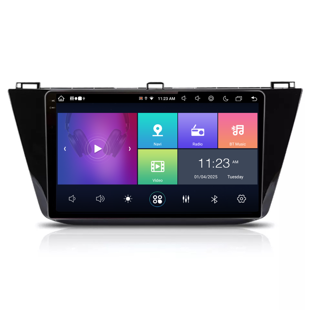 Navigatie Volkswagen Tiguan (2016-2020), Android, Ecran 10 inch, 4GB RAM 64GB, 8-core