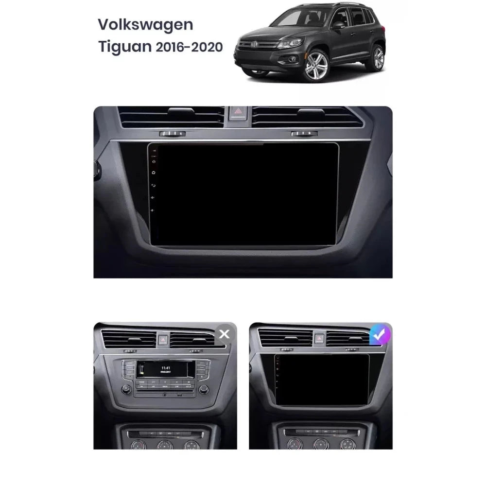 Navigatie Volkswagen Tiguan (2016-2020), Android, Ecran 10", Carplay / Android auto
