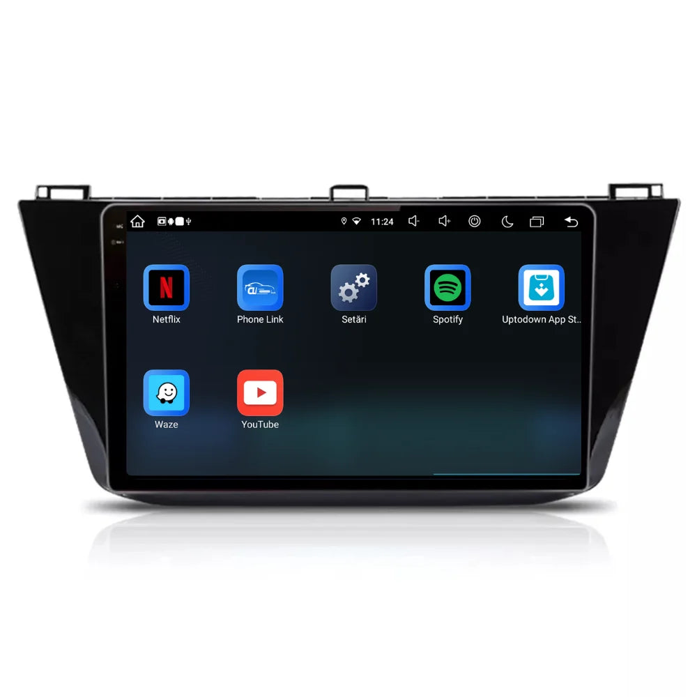 Navigatie Volkswagen Tiguan (2016-2020), Android, Ecran 10 inch, 8GB RAM 256GB