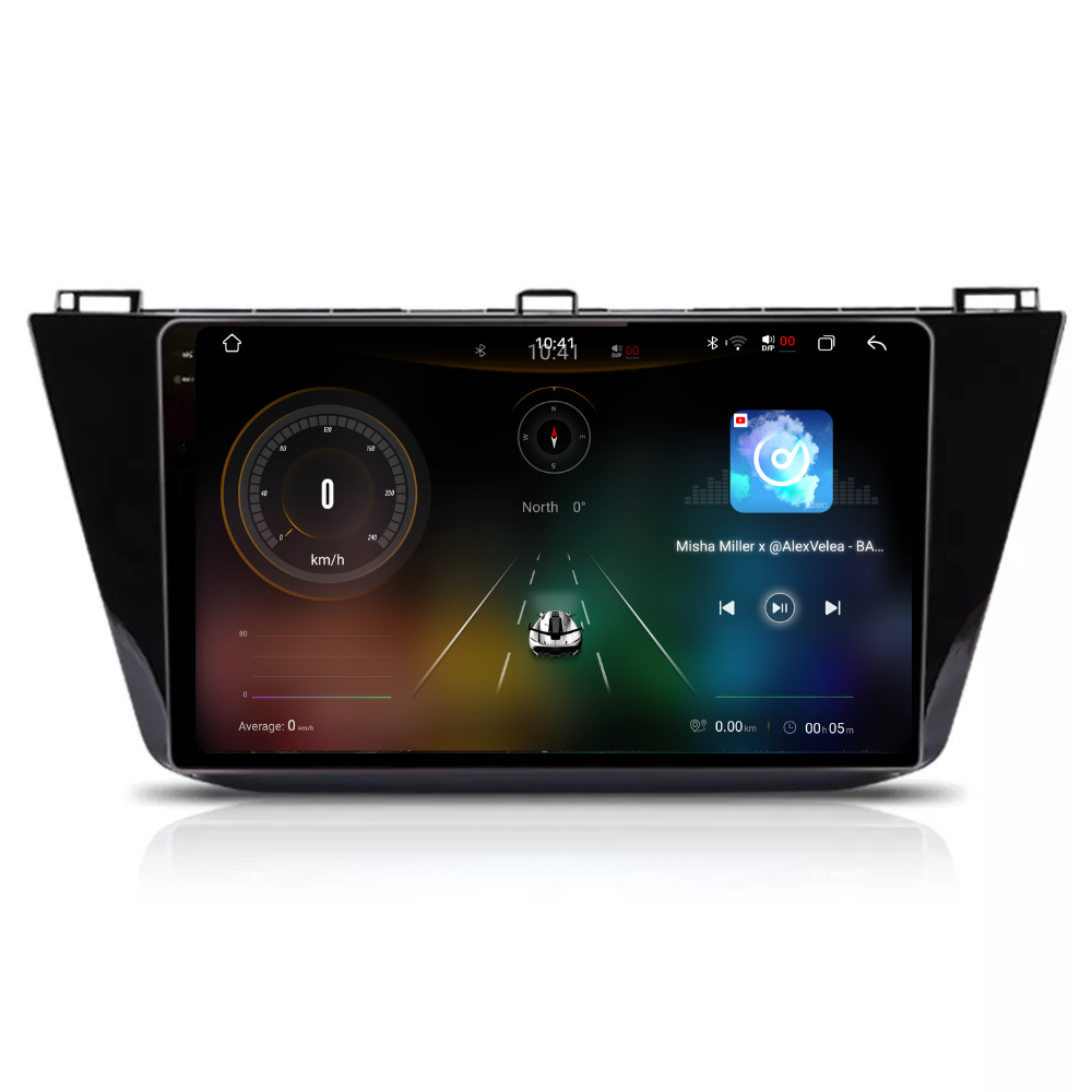 Navigatie Volkswagen Tiguan (2016-2020), Android, Ecran 10 inch 2K, 12GB RAM 256GB, 8-core