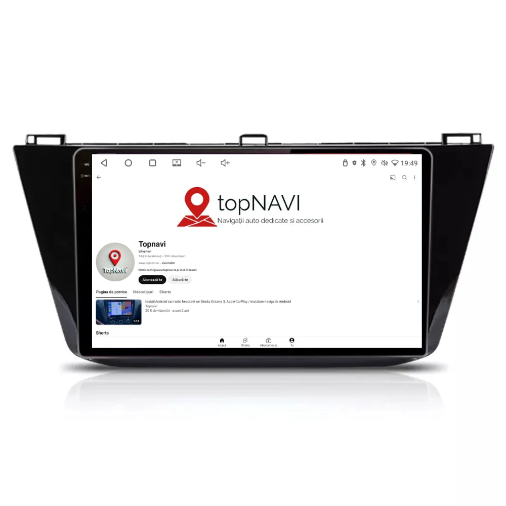 Navigatie Volkswagen Tiguan (2016-2020), Android, Ecran 10 inch 2K, 12GB RAM 256GB, 8-core