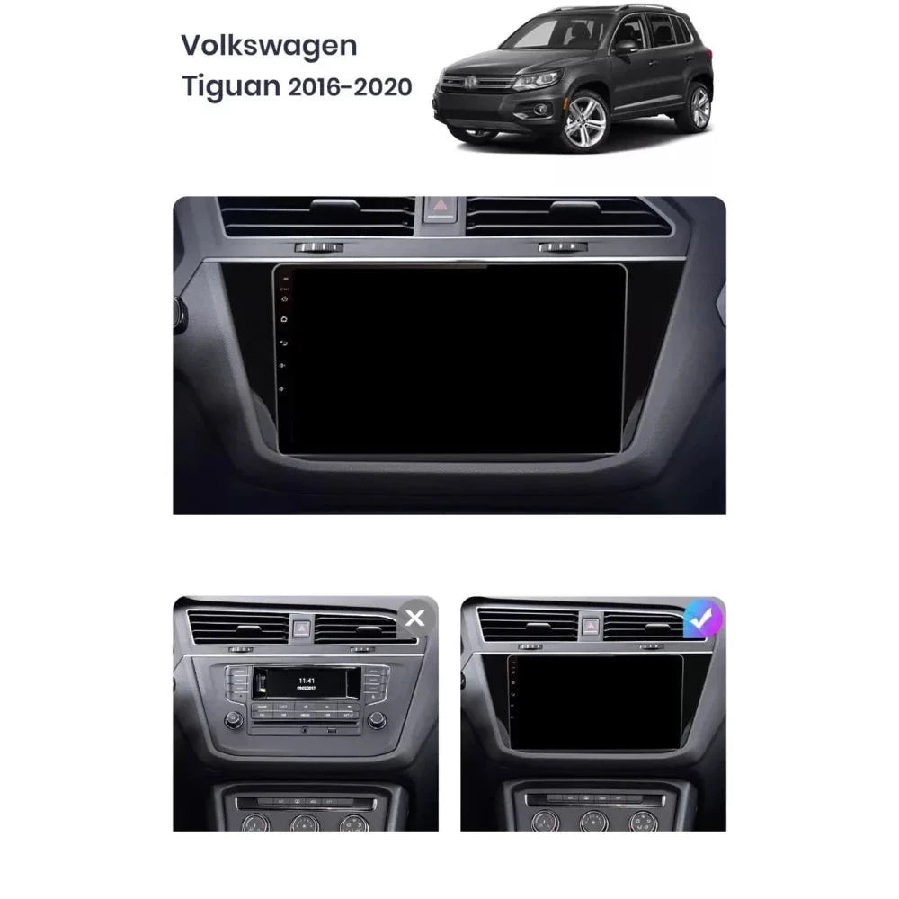 Navigatie Volkswagen Tiguan (2016-2020), Android, Ecran 2K, 8GB RAM 256GB, 8-core