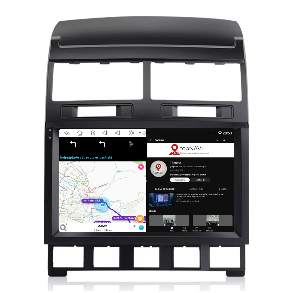 Navigatie Volkswagen Touareg (2002-2010), Android, Ecran 9 inch, 6GB RAM 128GB