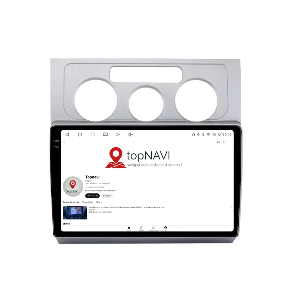 Navigatie Volkswagen Touran (2003-2010), Android, Ecran 2K, 4GB RAM 64GB, 8-core